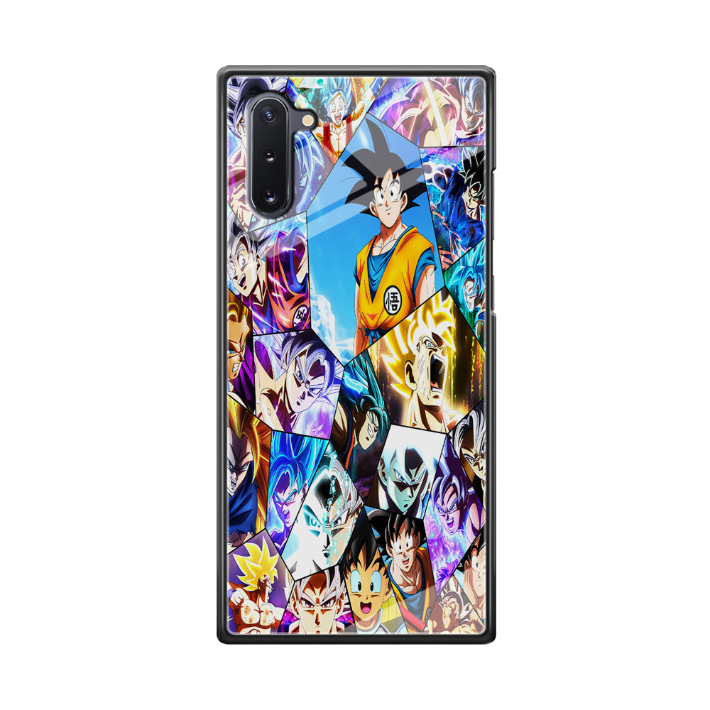 Goku Evolution Collage Samsung Galaxy Note 10 Case