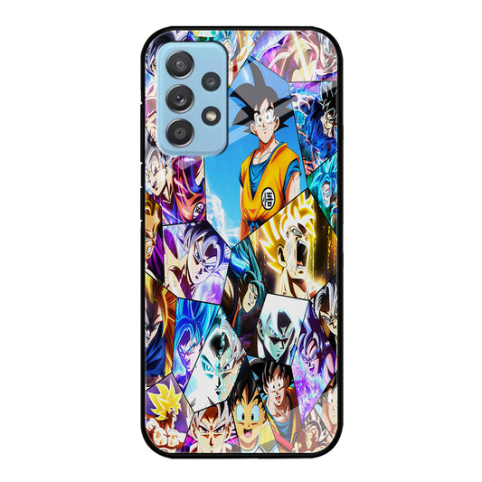 Goku Evolution Collage Samsung Galaxy A72 Case