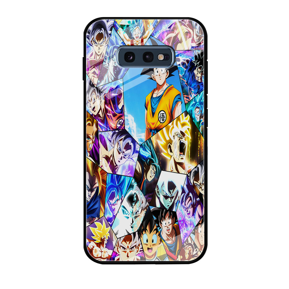 Goku Evolution Collage Samsung Galaxy S10E Case