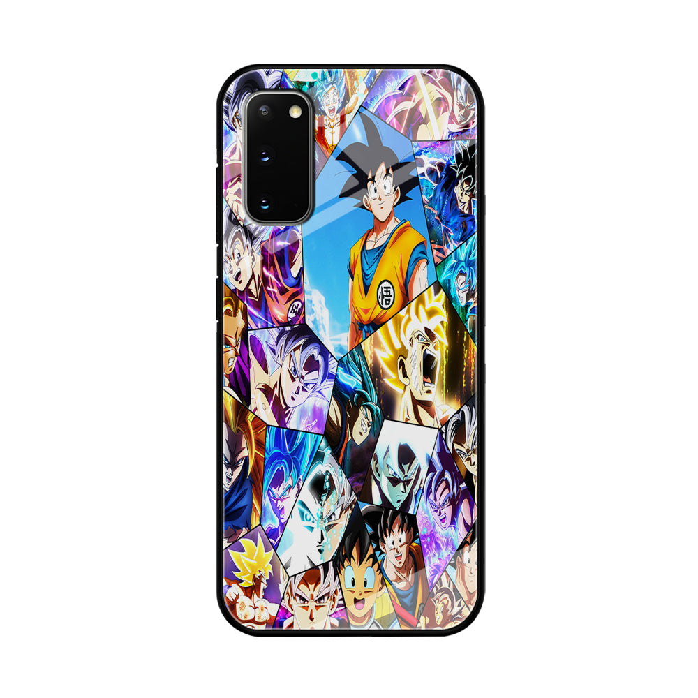 Goku Evolution Collage Samsung Galaxy S20 Case