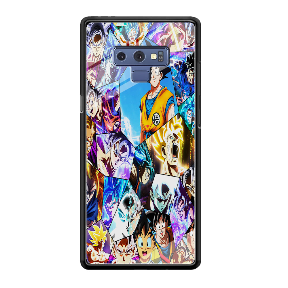 Goku Evolution Collage Samsung Galaxy Note 9 Case