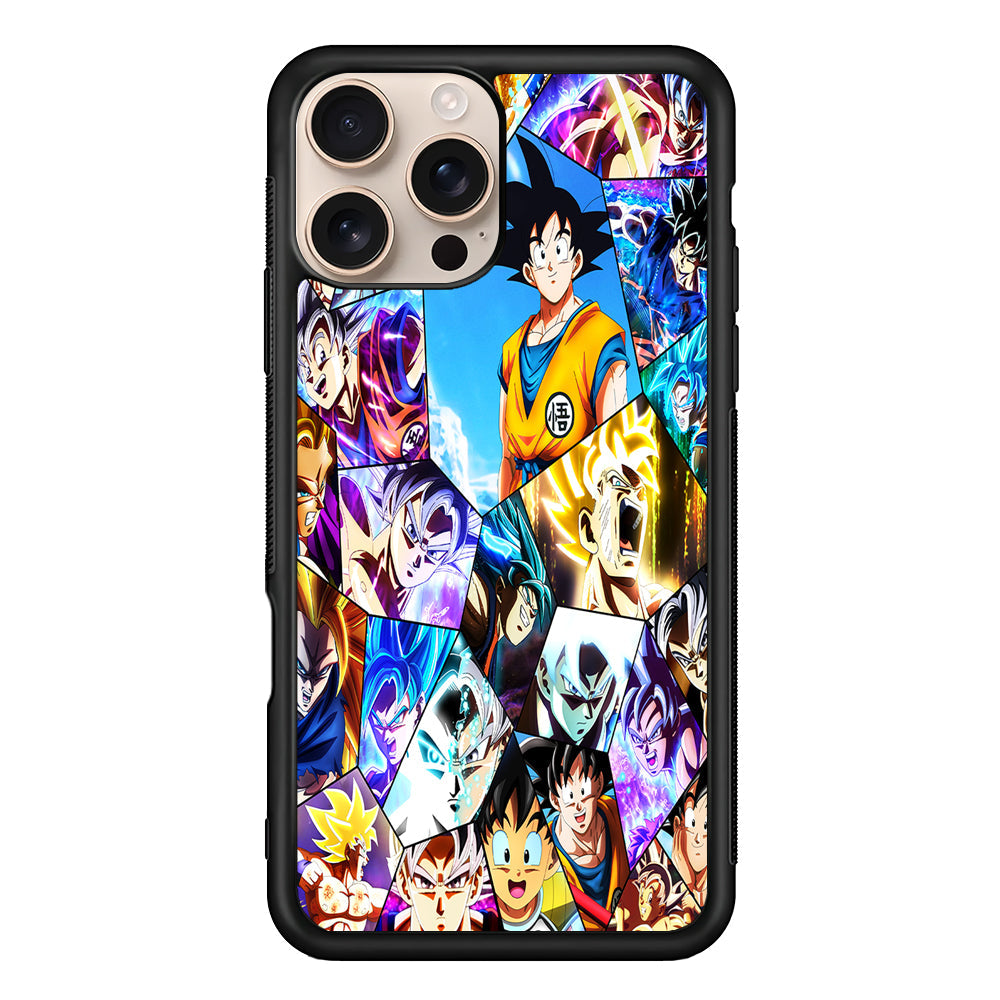Goku Evolution Collage iPhone 16 Pro Max Case - Altracase