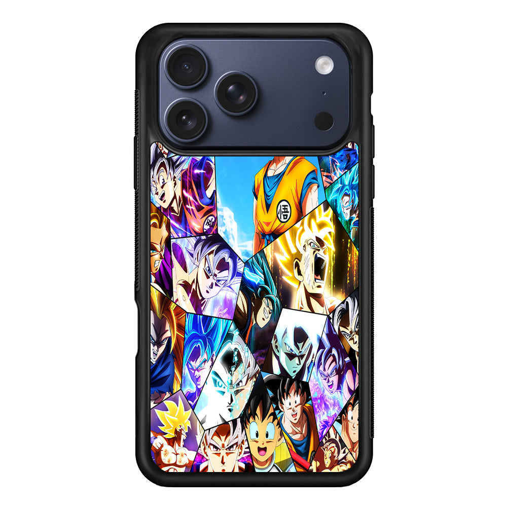 Goku Evolution Collage iPhone 17 Pro Max Case - Altracase