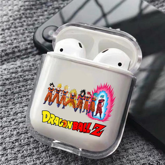 Goku Revolution Dragon Ball Z Hard Plastic Protective Clear Case Cover For Apple Airpods-AirPod Case-Altracase