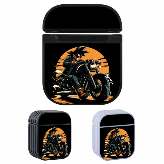 Goku on Motorcycle Dragon Ball Z Apple AirPods Case-AirPod Case-Altracase