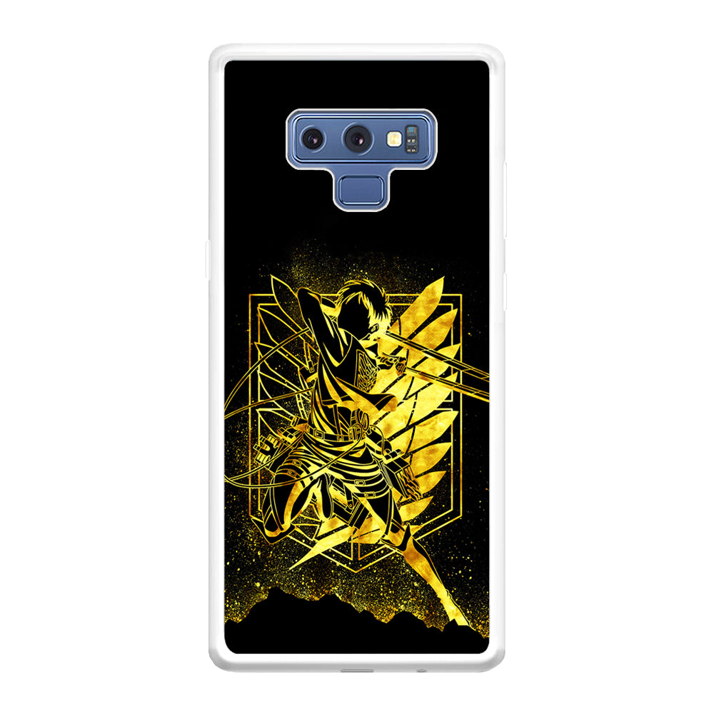 Golden Eren Attack On Titan Samsung Galaxy Note 9 Case