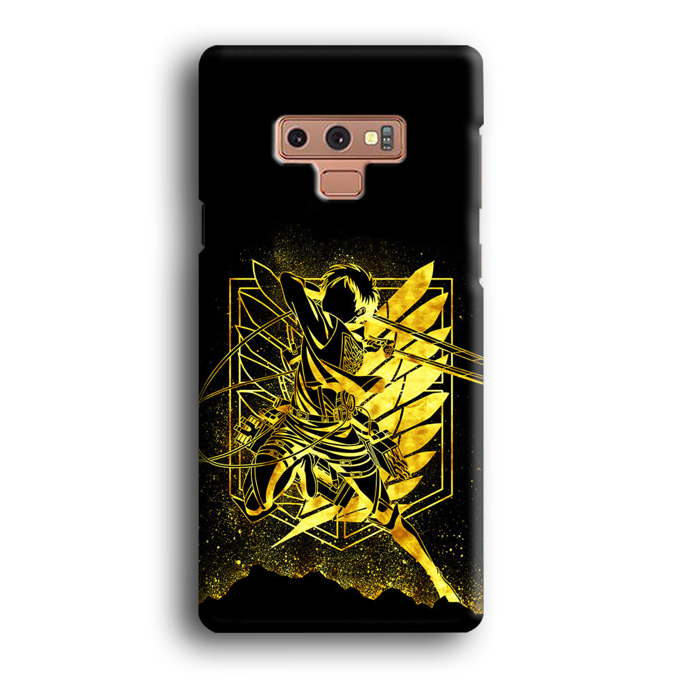 Golden Eren Attack On Titan Samsung Galaxy Note 9 Case