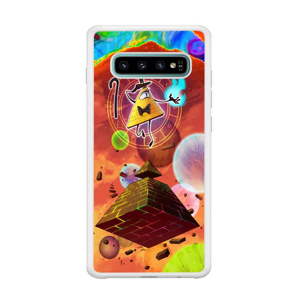 Gravity Falls Bill Cipher Art Samsung Galaxy S10 Case