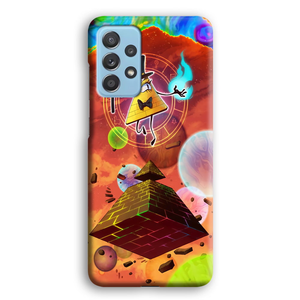 Gravity Falls Bill Cipher Art Samsung Galaxy A72 Case