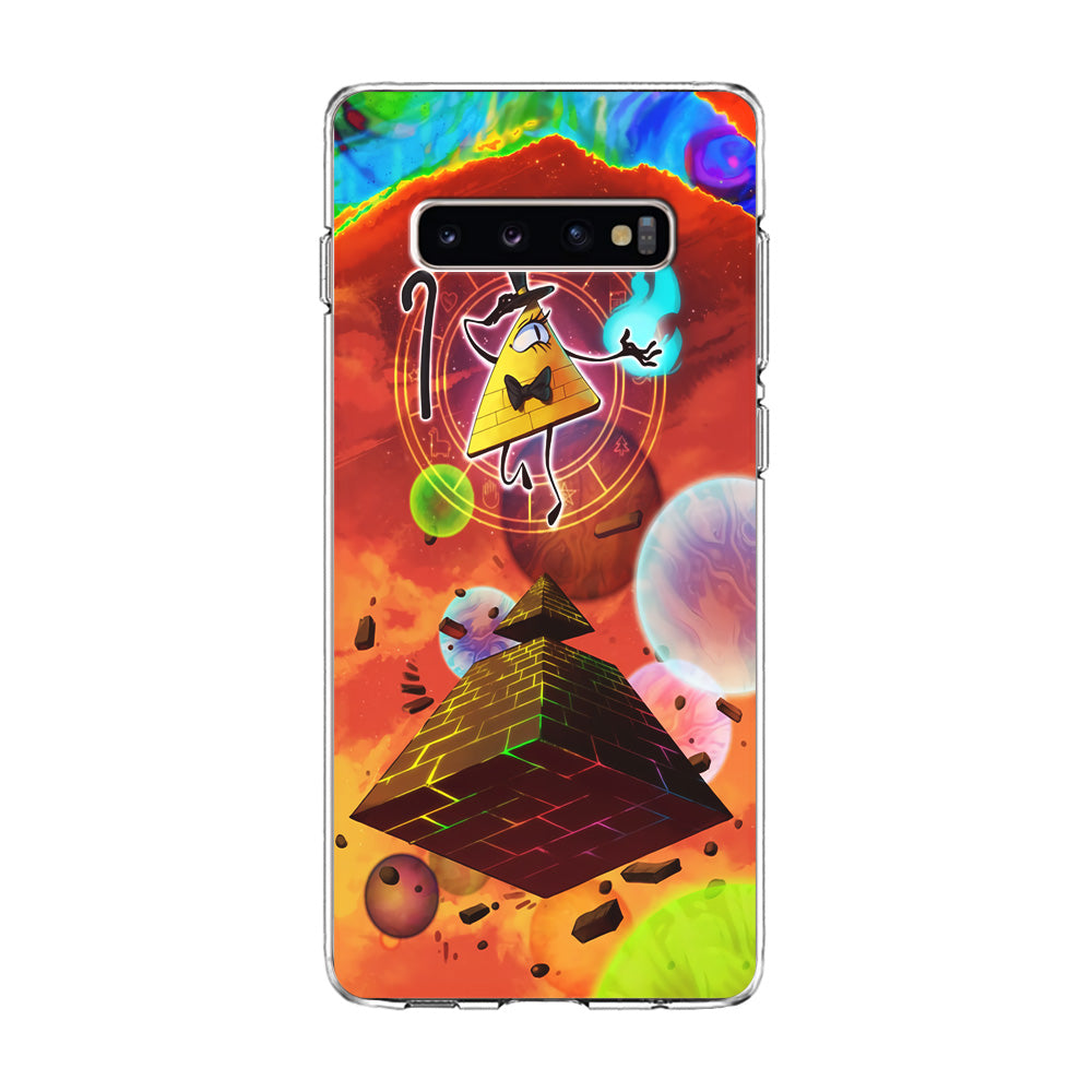 Gravity Falls Bill Cipher Art Samsung Galaxy S10 Case