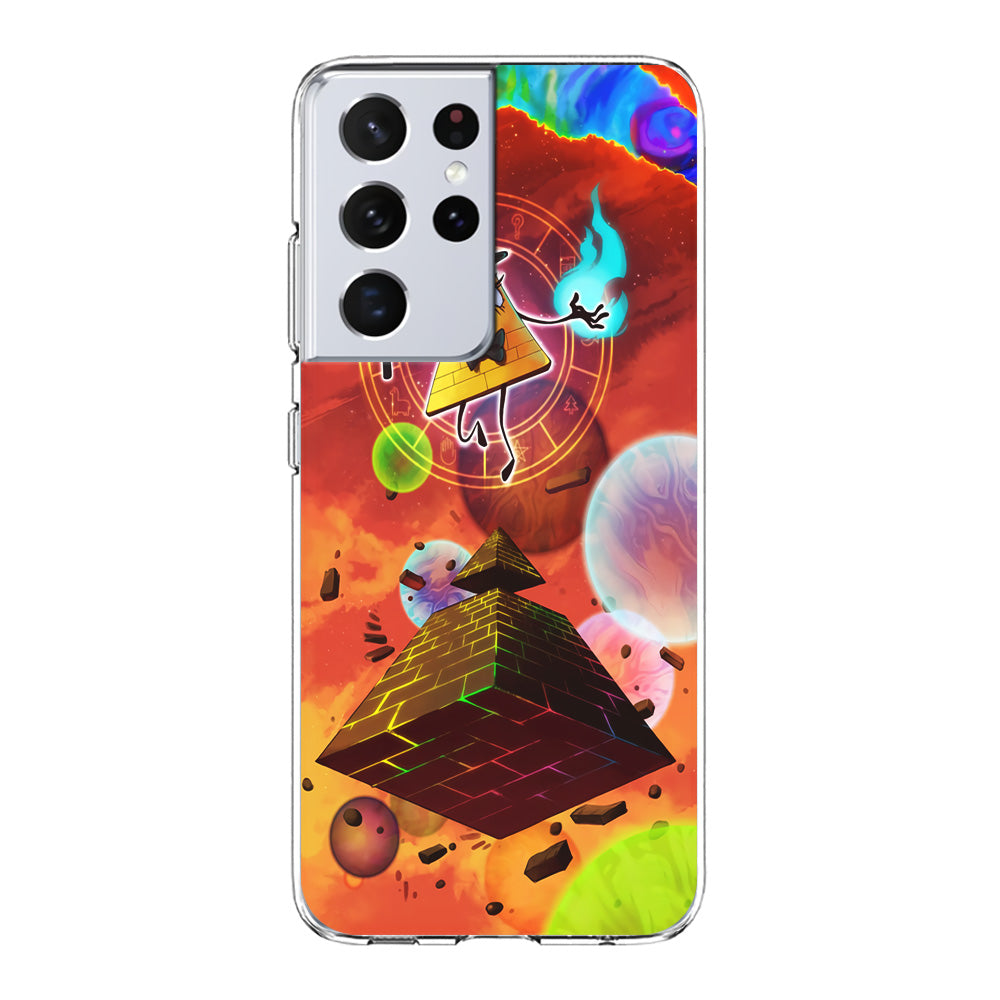 Gravity Falls Bill Cipher Art Samsung Galaxy S22 Ultra Case