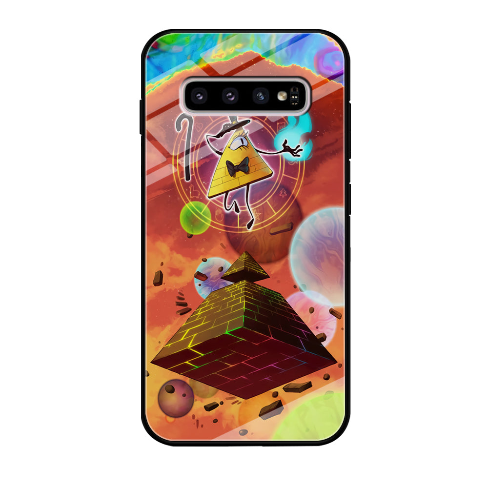 Gravity Falls Bill Cipher Art Samsung Galaxy S10 Case