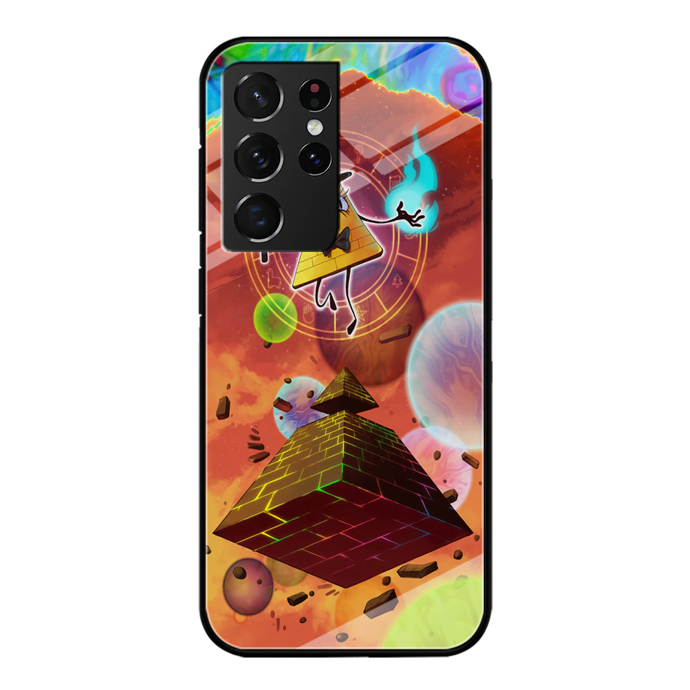 Gravity Falls Bill Cipher Art Samsung Galaxy S21 Ultra Case-Phone Case-Tempered Glass Case-Altracase