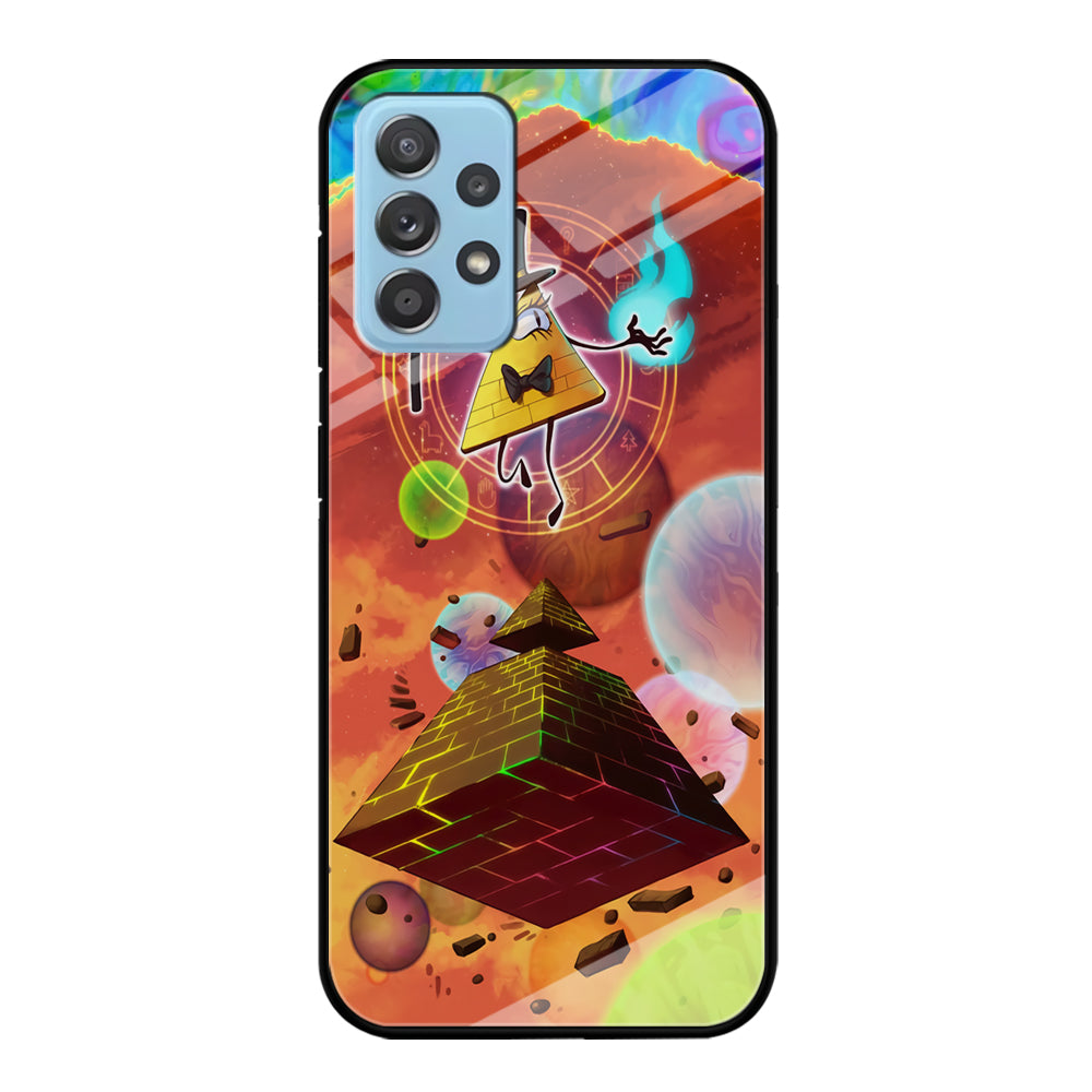 Gravity Falls Bill Cipher Art Samsung Galaxy A72 Case