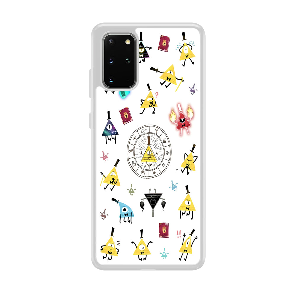 Gravity Falls Bill Cipher Doodle Samsung Galaxy S20 Plus Case