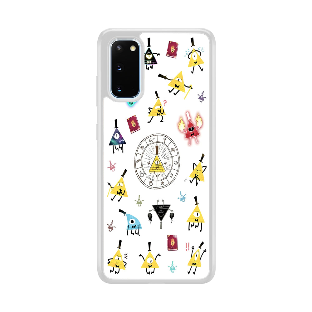 Gravity Falls Bill Cipher Doodle Samsung Galaxy S20 Case