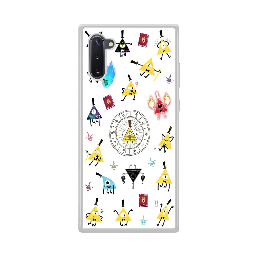 Gravity Falls Bill Cipher Doodle Samsung Galaxy Note 10 Case