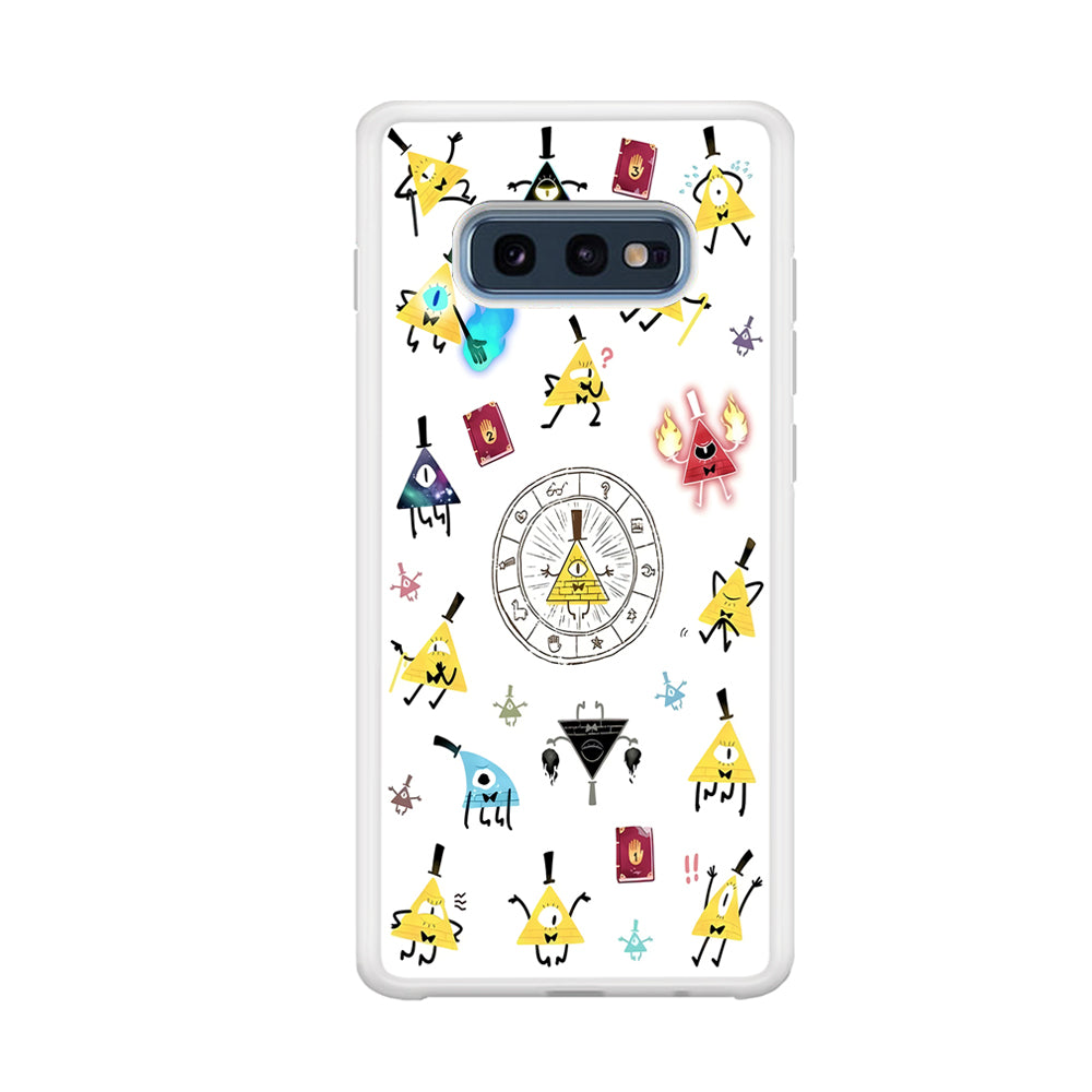 Gravity Falls Bill Cipher Doodle Samsung Galaxy S10E Case