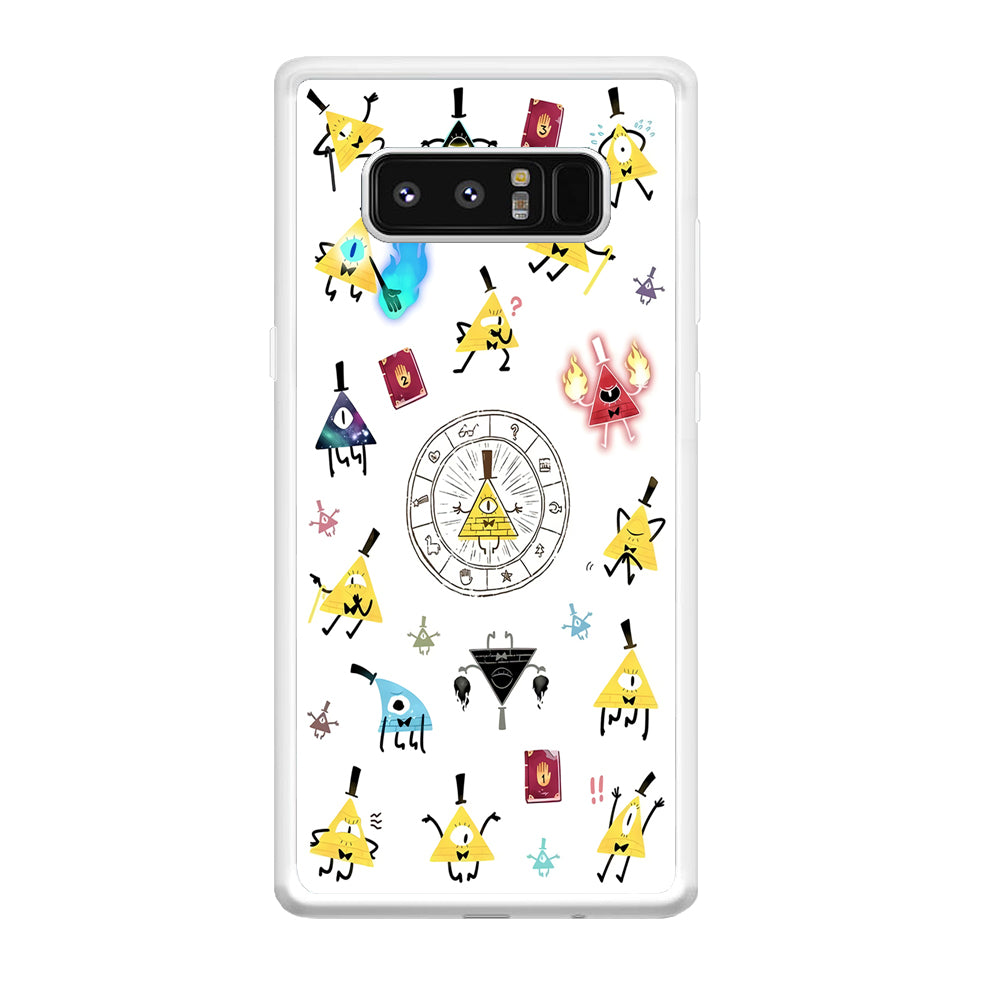 Gravity Falls Bill Cipher Doodle Samsung Galaxy Note 8 Case