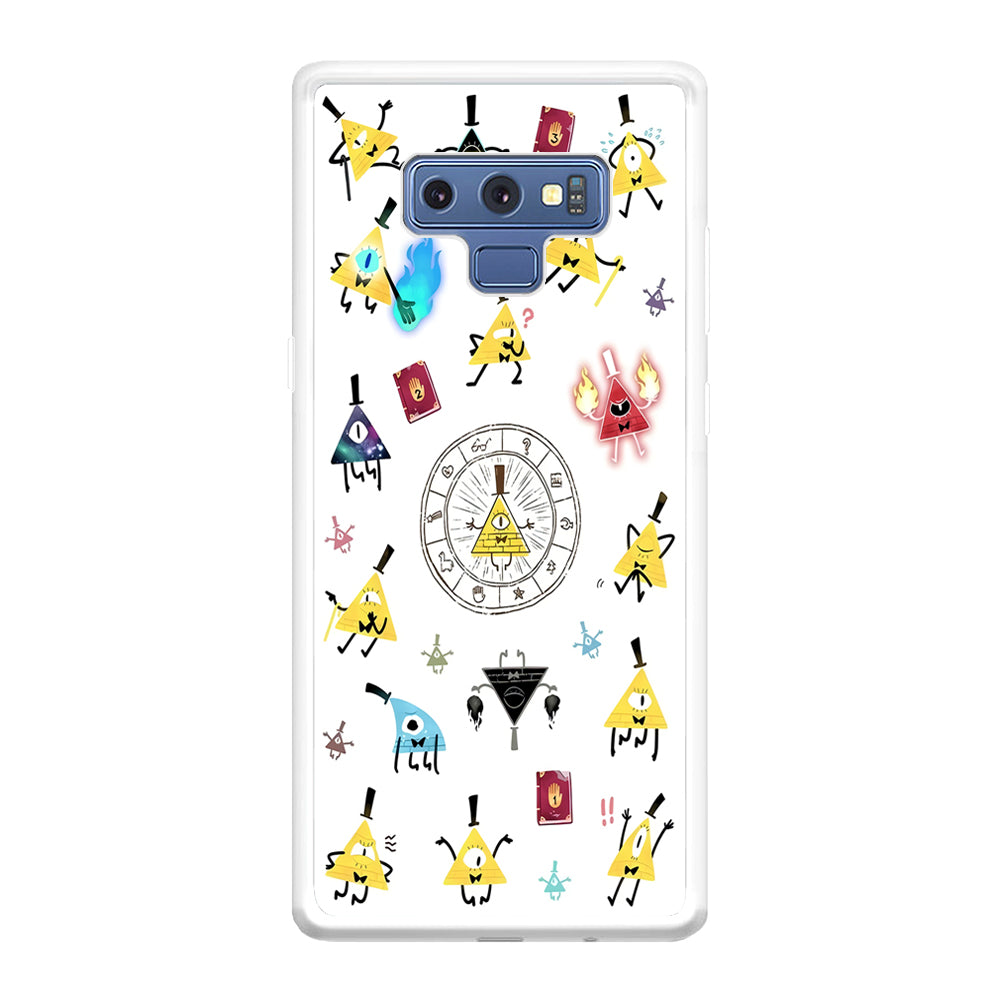 Gravity Falls Bill Cipher Doodle Samsung Galaxy Note 9 Case