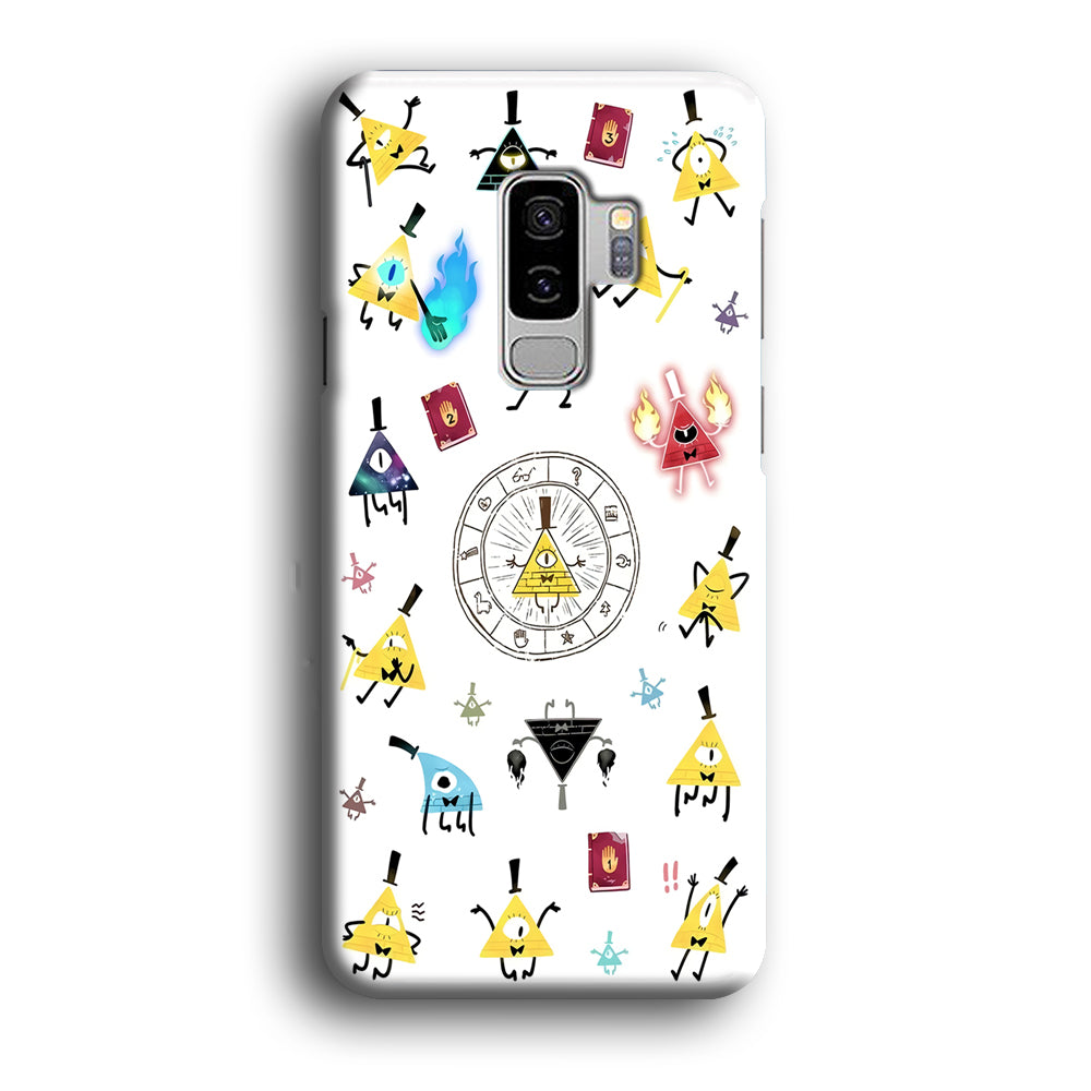 Gravity Falls Bill Cipher Doodle Samsung Galaxy S9 Plus Case