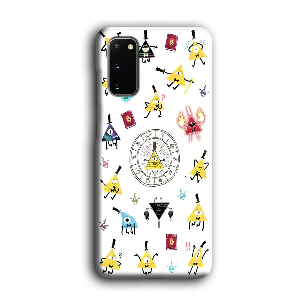 Gravity Falls Bill Cipher Doodle Samsung Galaxy S20 Case