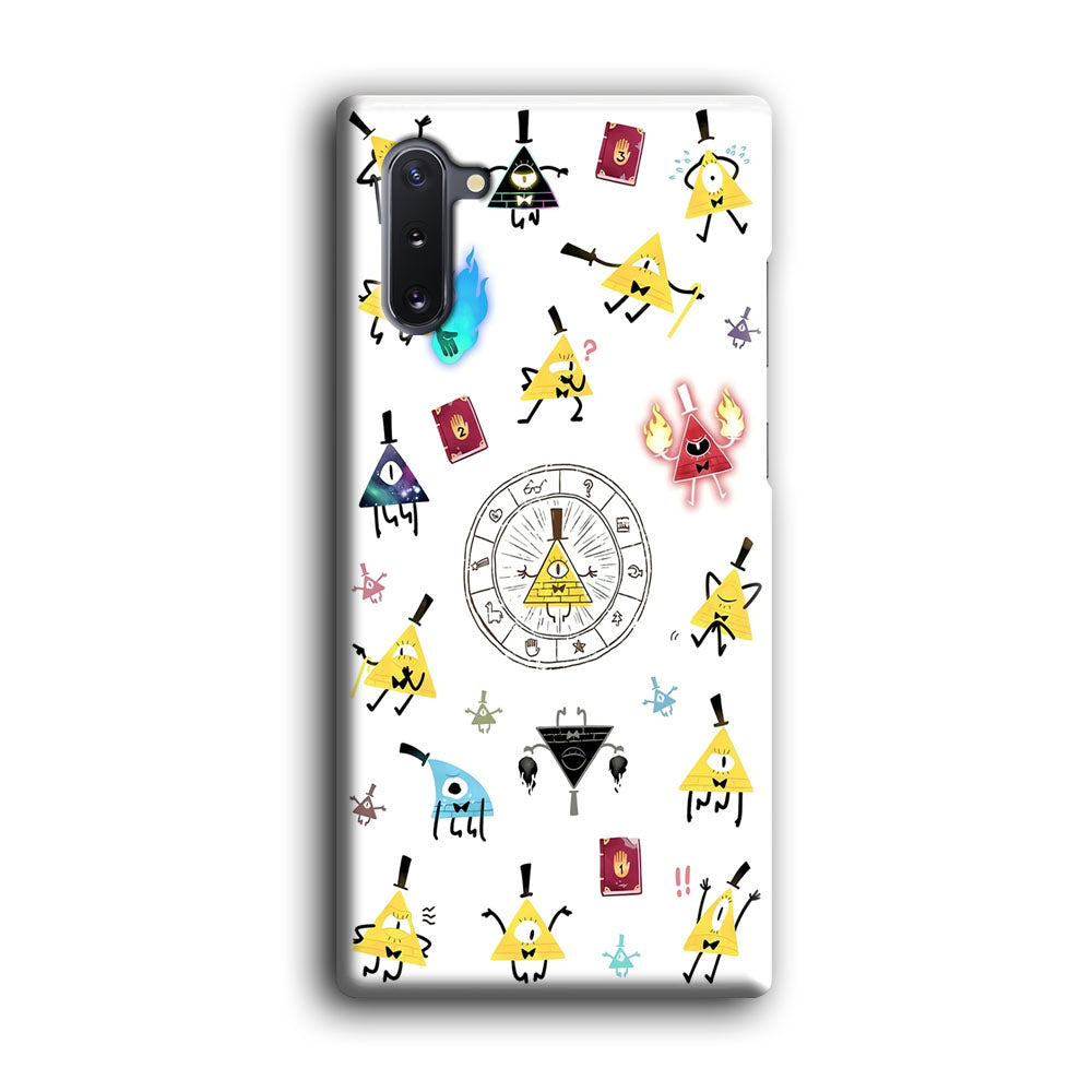 Gravity Falls Bill Cipher Doodle Samsung Galaxy Note 10 Case