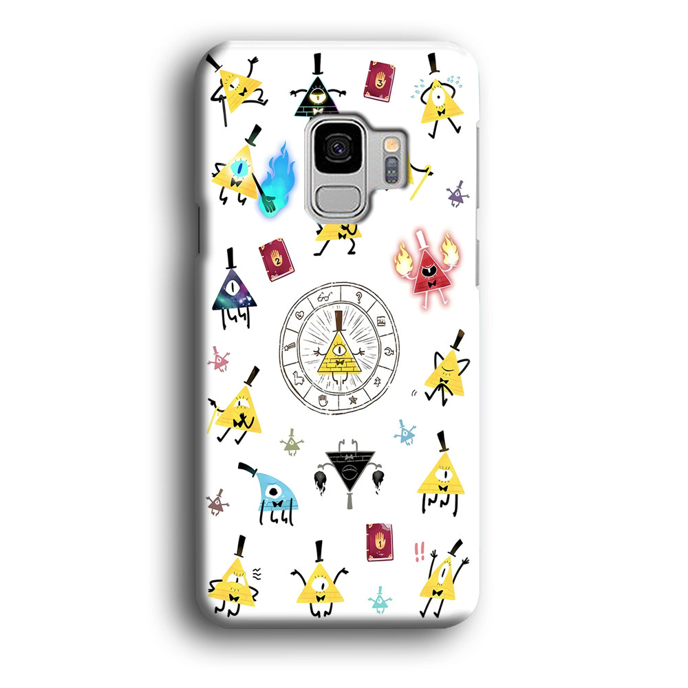 Gravity Falls Bill Cipher Doodle Samsung Galaxy S9 Case