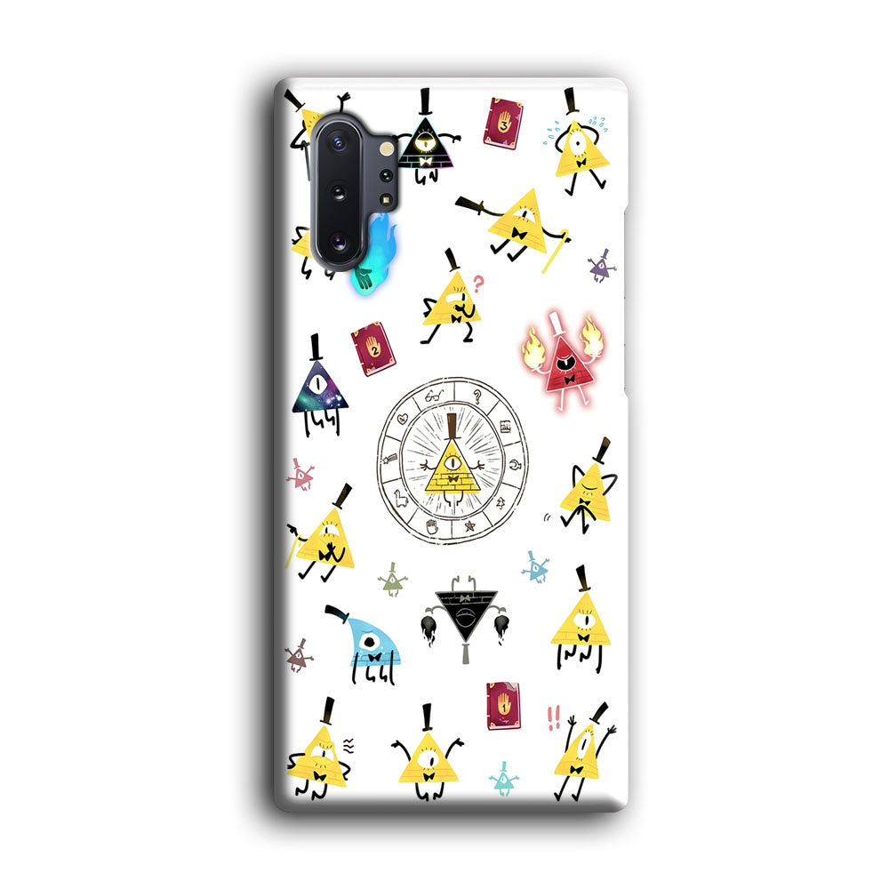 Gravity Falls Bill Cipher Doodle Samsung Galaxy Note 10 Plus Case