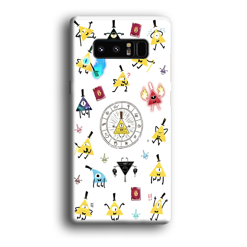 Gravity Falls Bill Cipher Doodle Samsung Galaxy Note 8 Case