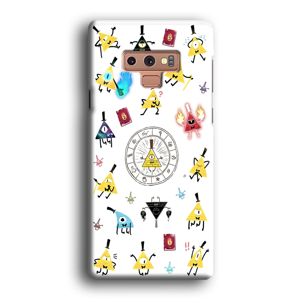 Gravity Falls Bill Cipher Doodle Samsung Galaxy Note 9 Case