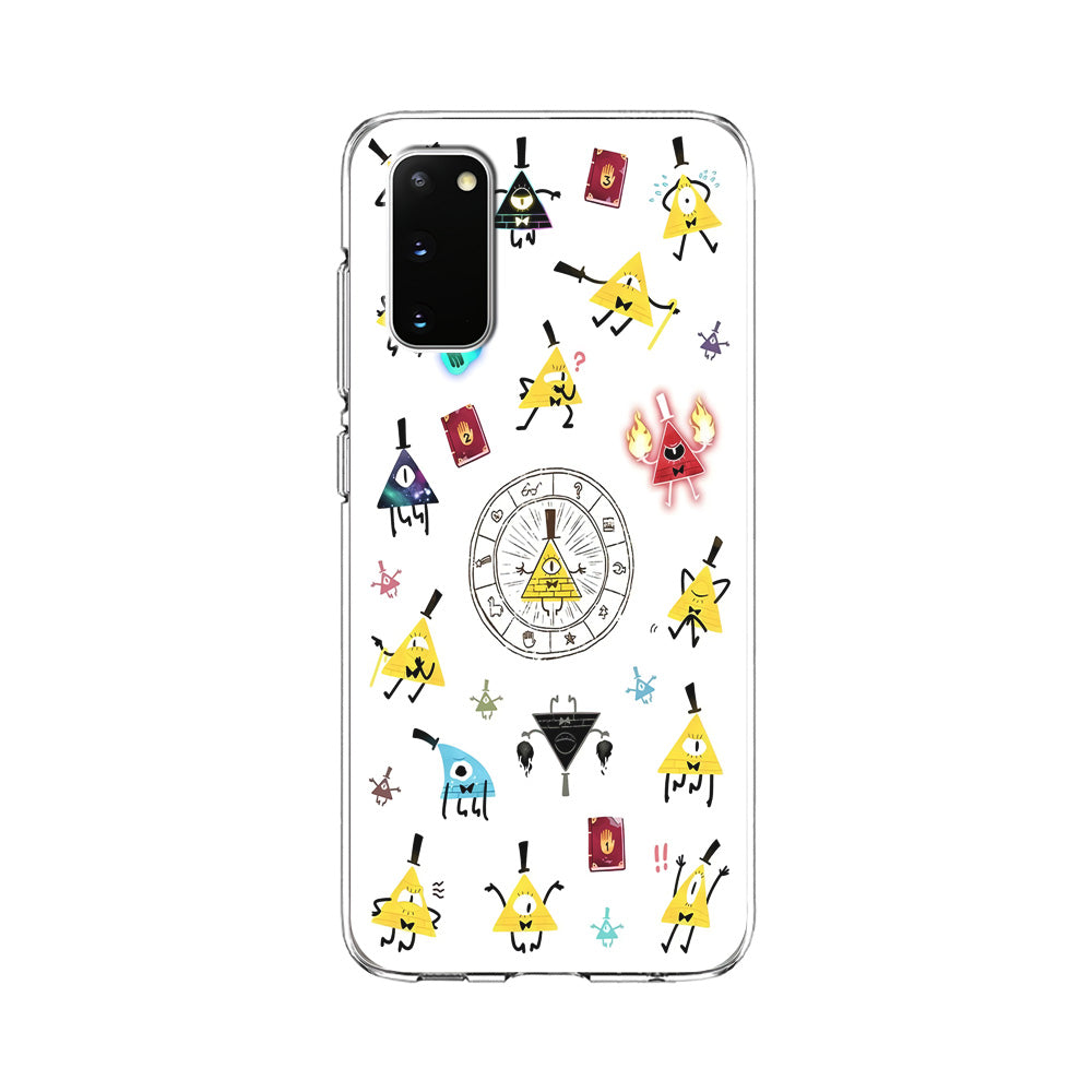 Gravity Falls Bill Cipher Doodle Samsung Galaxy S20 Case