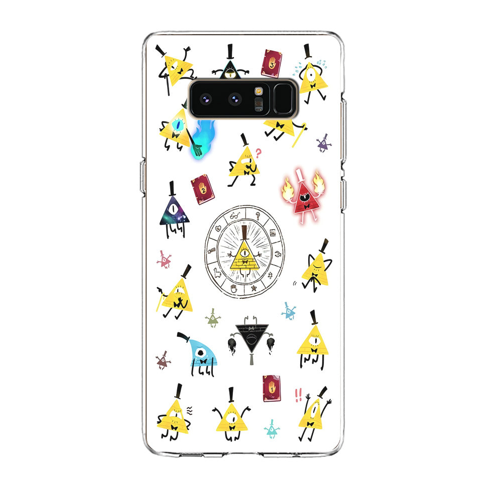 Gravity Falls Bill Cipher Doodle Samsung Galaxy Note 8 Case