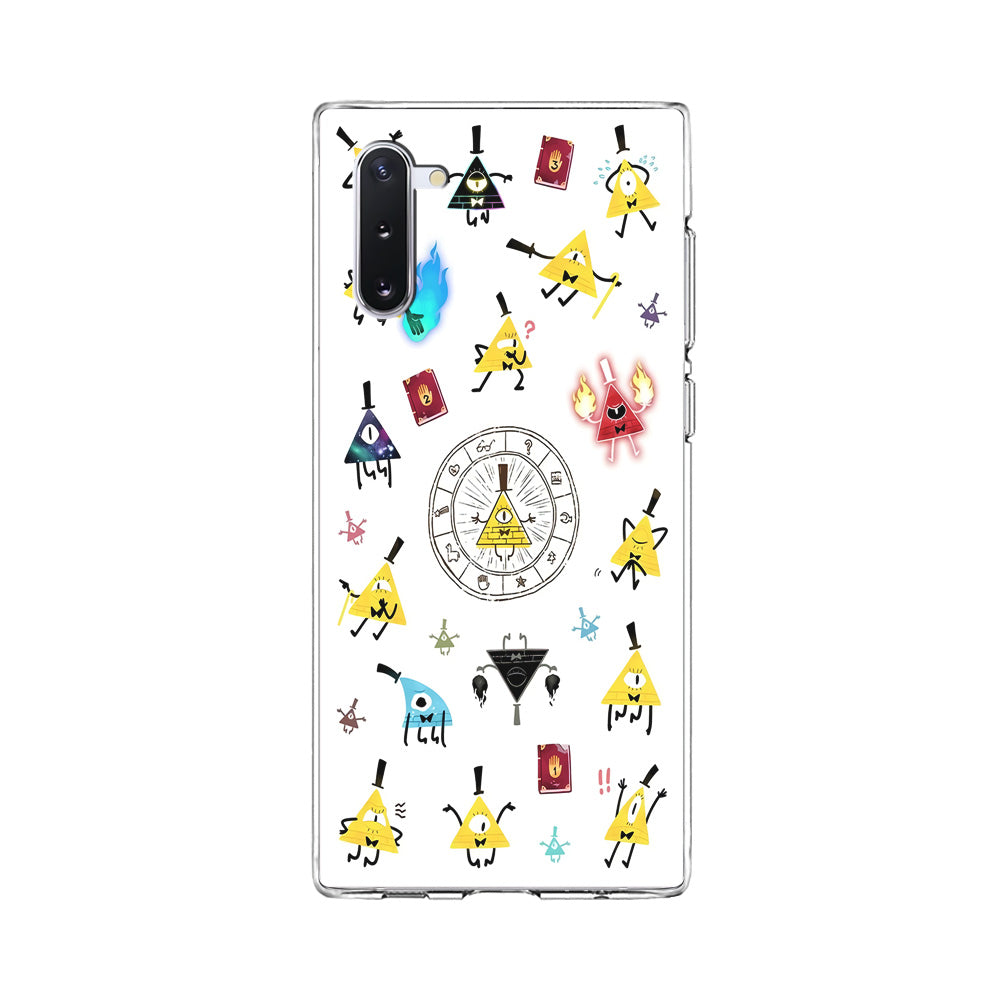 Gravity Falls Bill Cipher Doodle Samsung Galaxy Note 10 Case