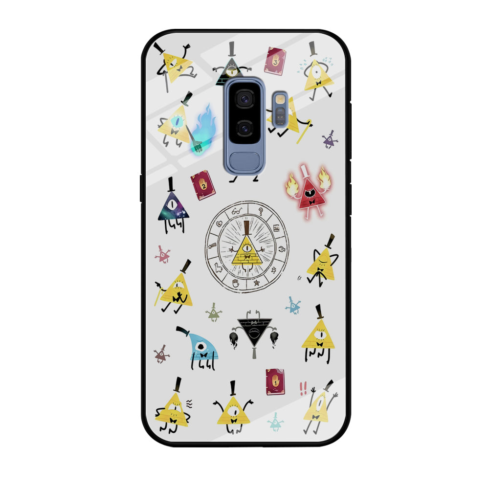 Gravity Falls Bill Cipher Doodle Samsung Galaxy S9 Plus Case