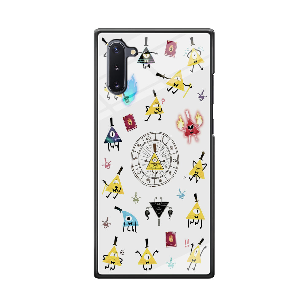 Gravity Falls Bill Cipher Doodle Samsung Galaxy Note 10 Case