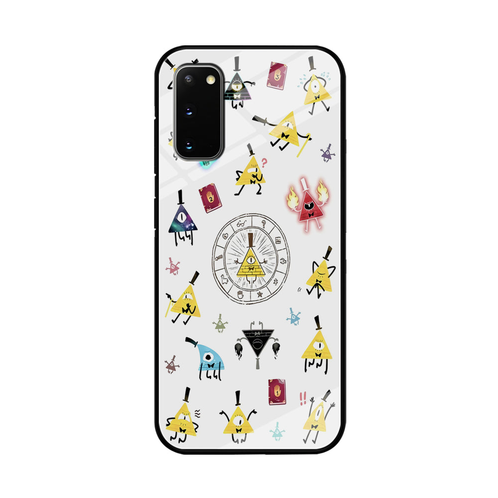 Gravity Falls Bill Cipher Doodle Samsung Galaxy S20 Case