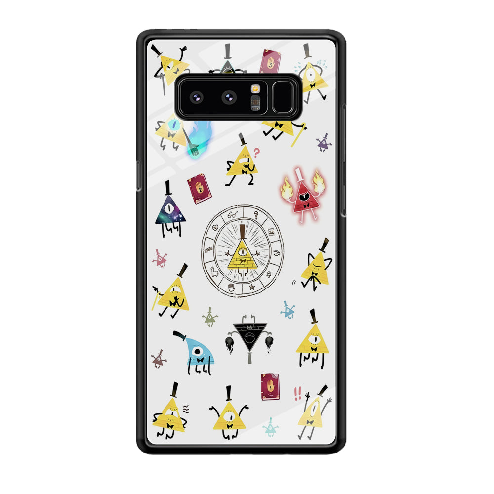 Gravity Falls Bill Cipher Doodle Samsung Galaxy Note 8 Case