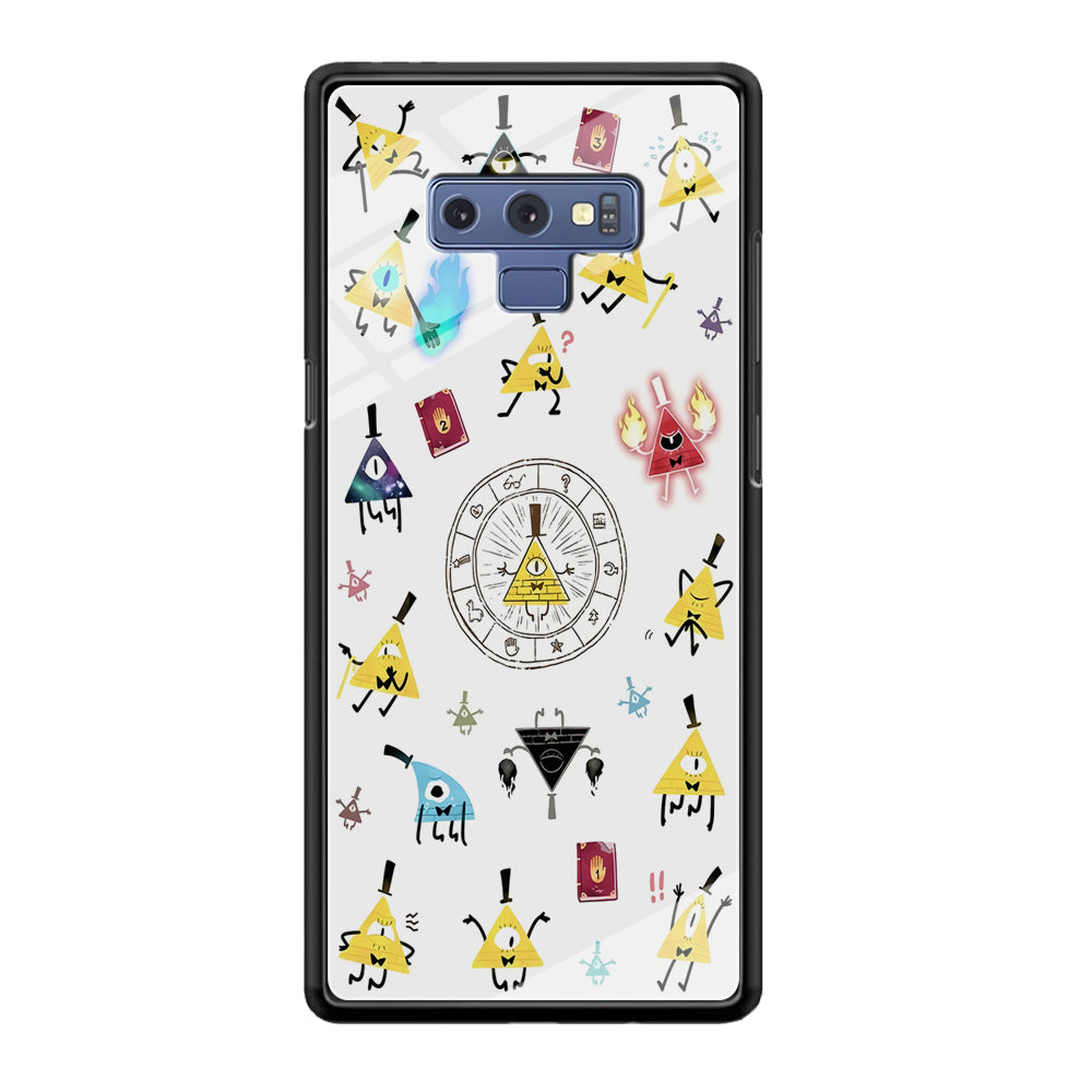 Gravity Falls Bill Cipher Doodle Samsung Galaxy Note 9 Case