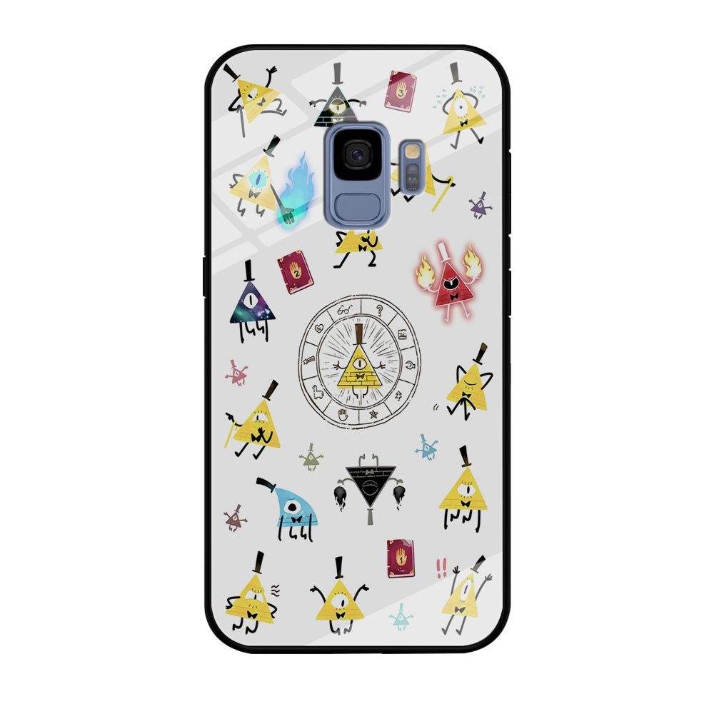 Gravity Falls Bill Cipher Doodle Samsung Galaxy S9 Case