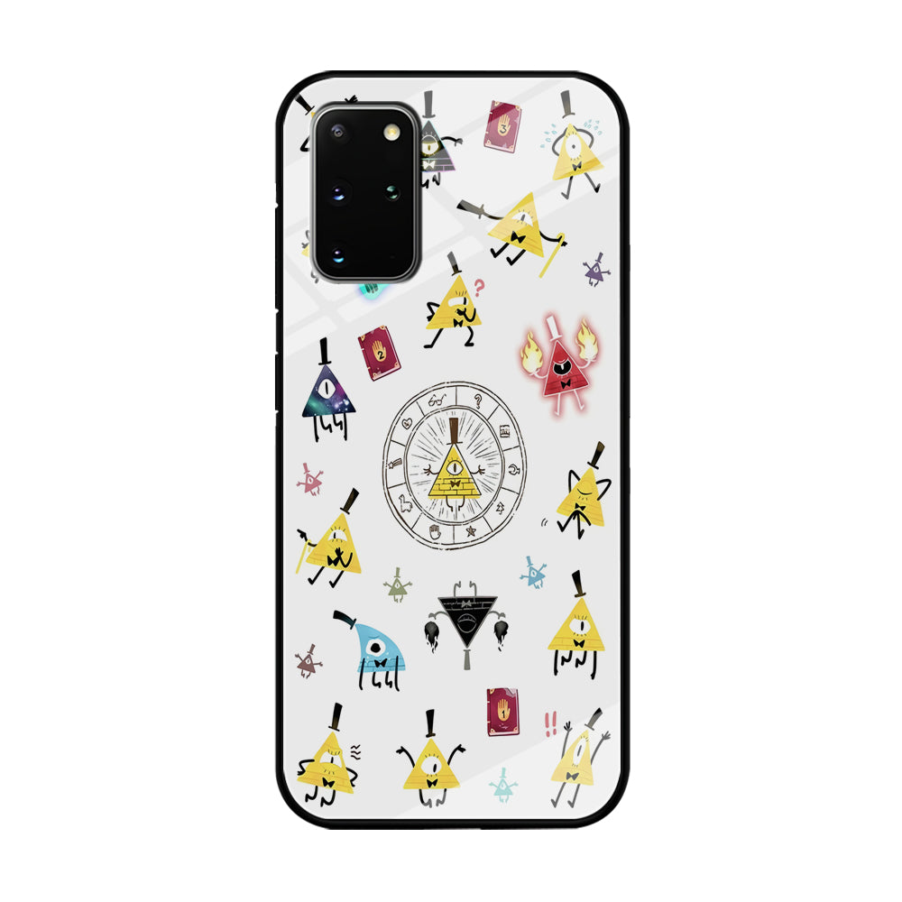 Gravity Falls Bill Cipher Doodle Samsung Galaxy S20 Plus Case