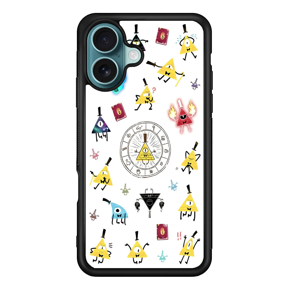Gravity Falls Bill Cipher Doodle iPhone 16 Plus Case - Altracase
