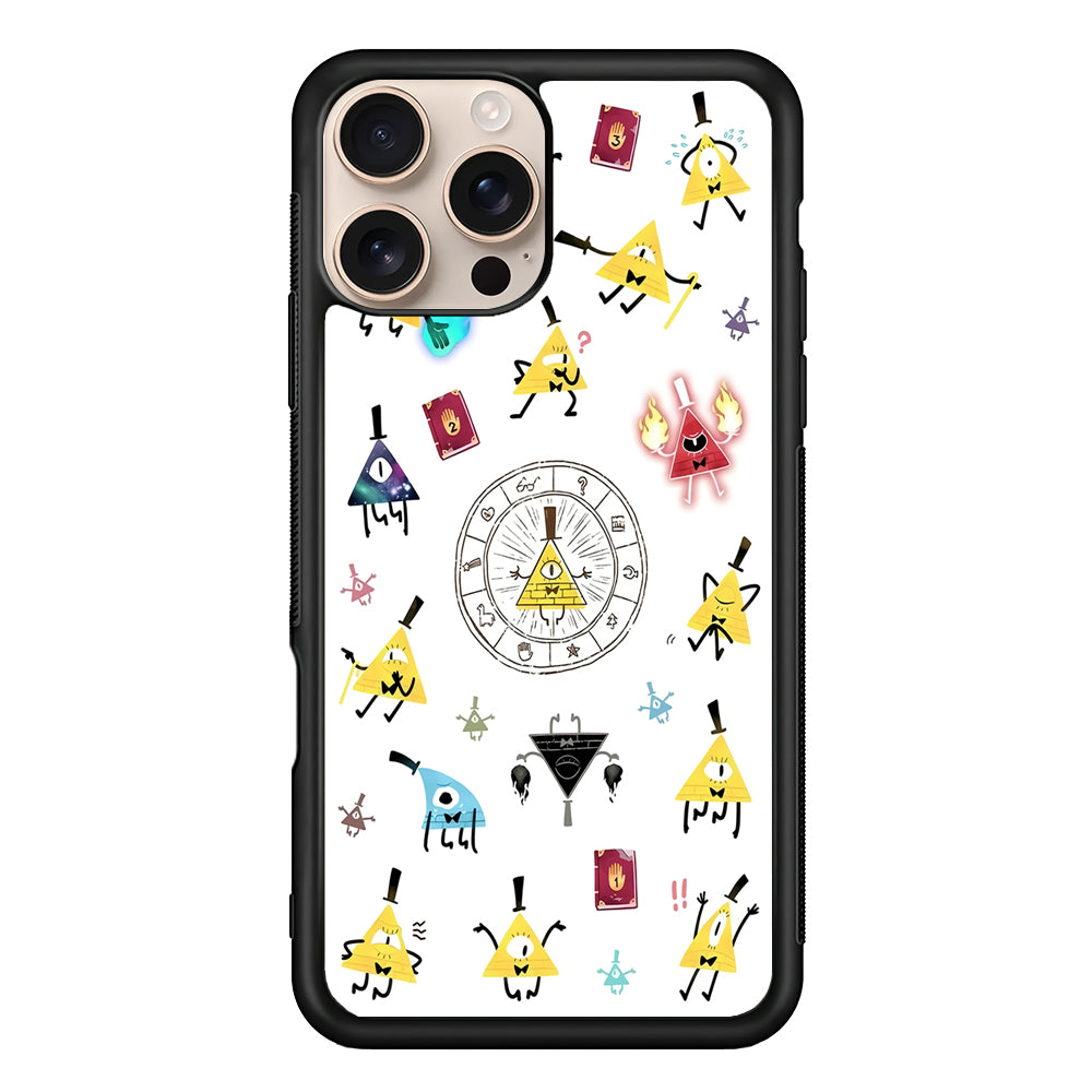 Gravity Falls Bill Cipher Doodle iPhone 16 Pro Case - Altracase
