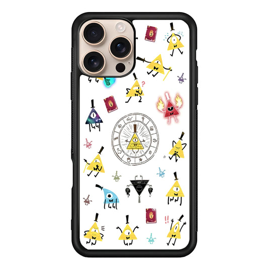 Gravity Falls Bill Cipher Doodle iPhone 16 Pro Case - Altracase