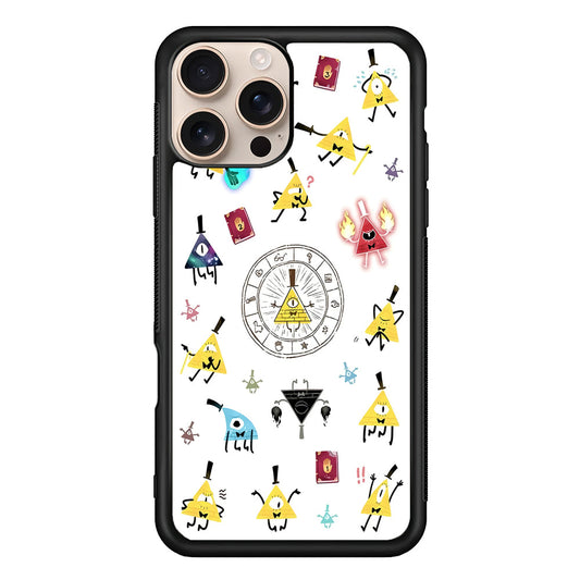 Gravity Falls Bill Cipher Doodle iPhone 16 Pro Max Case - Altracase