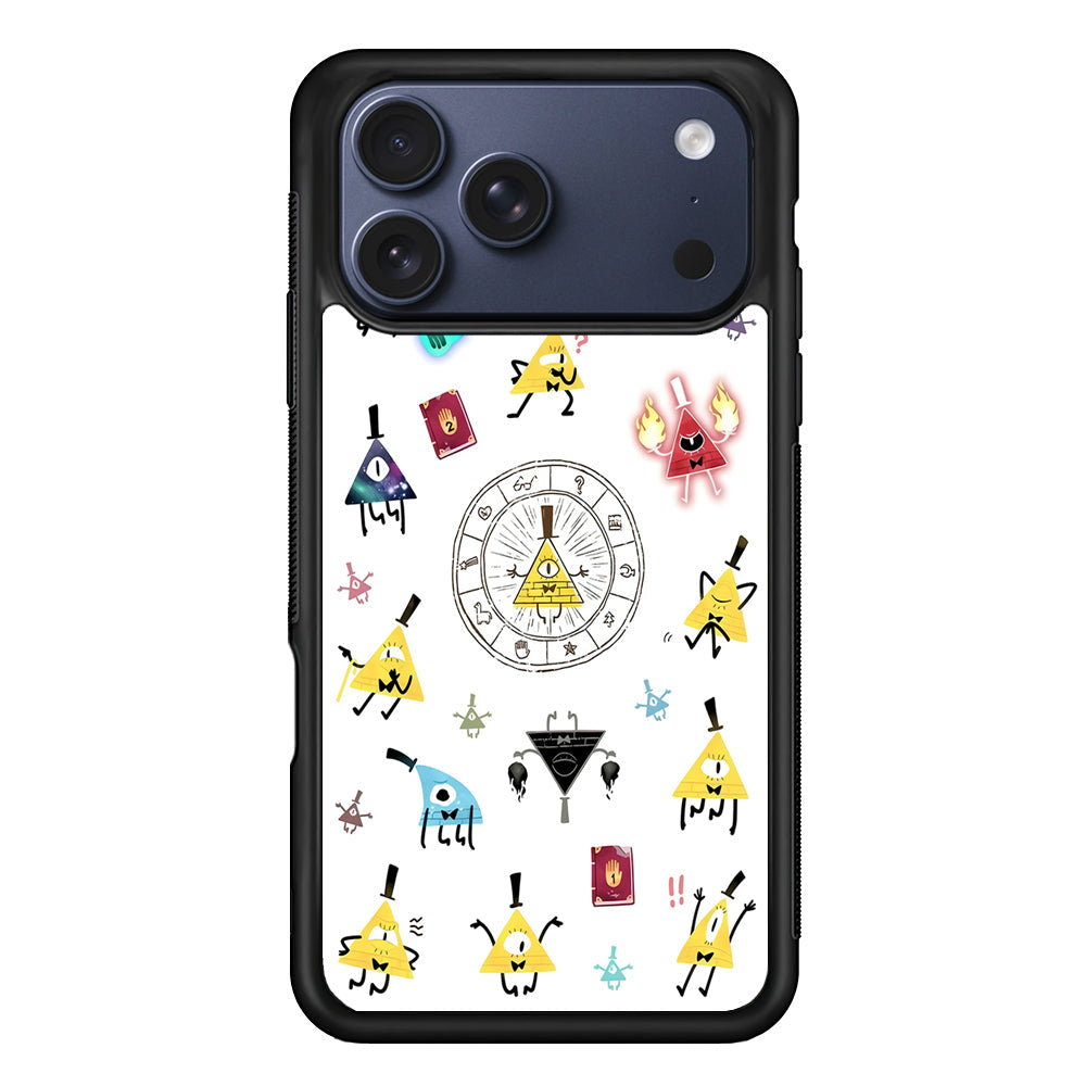 Gravity Falls Bill Cipher Doodle iPhone 17 Pro Max Case - Altracase