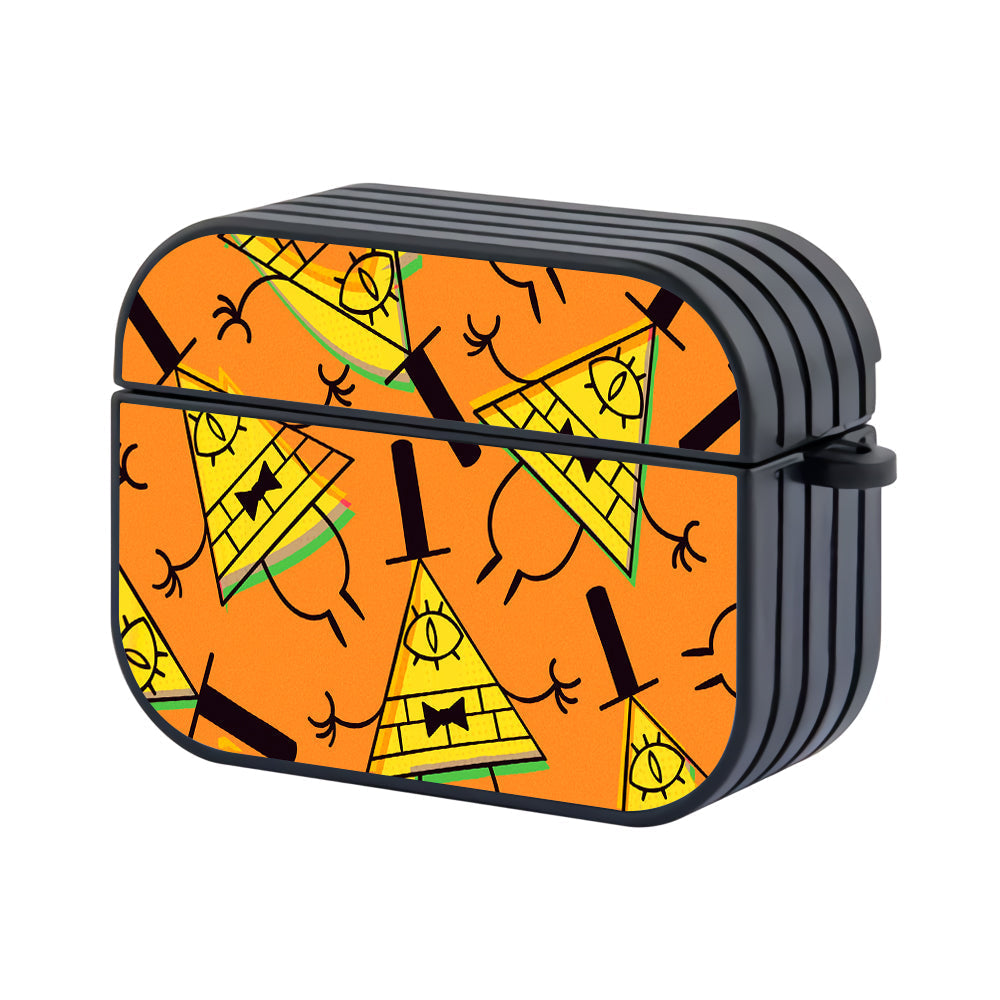 Gravity Falls Bill Cipher Orange Apple AirPods Pro 3 Case-AirPods Pro 3 Case-Altracase