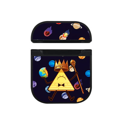 Gravity Falls Bill Cipher Planets Apple AirPods Case-AirPod Case-Black-Altracase
