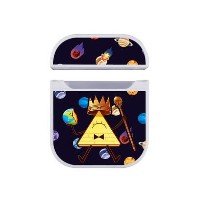 Gravity Falls Bill Cipher Planets Apple AirPods Case-AirPod Case-White-Altracase