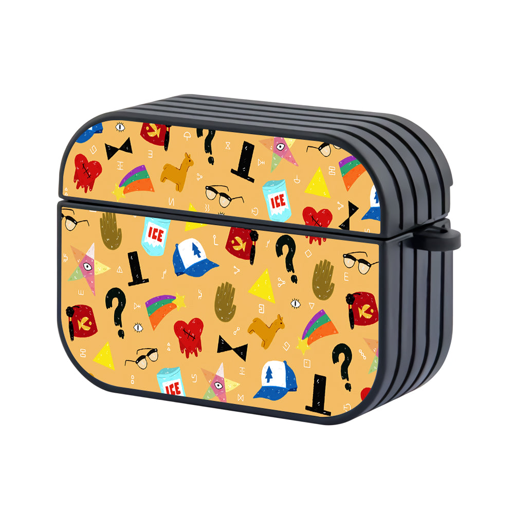 Gravity Falls Ornament Collection Apple AirPods Pro 3 Case-AirPods Pro 3 Case-Altracase